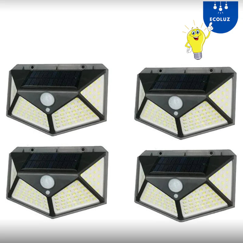 Kit Luminária Solar LED  [Compre 1 LEVE 3]